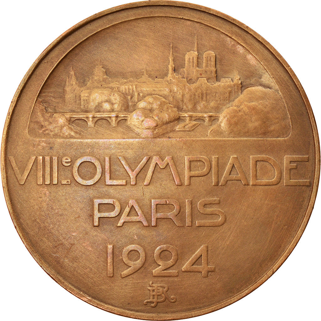 França, Medal, VIIIème Olympiade, Paris, Desportos e Lazer, 1924, Benard
