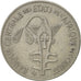 Moneda, Estados del África Occidental, 100 Francs, 1981, Paris, MBC+, Níquel