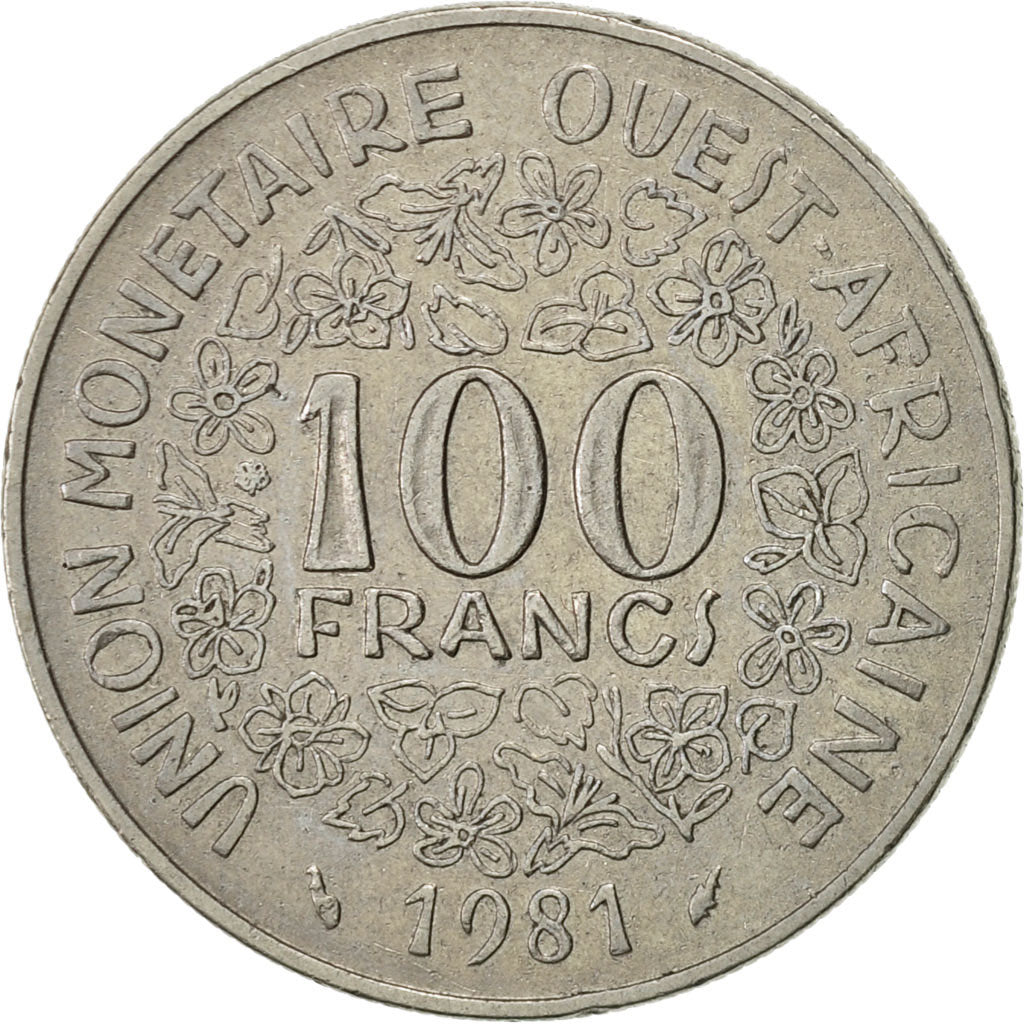 Monnaie, West African States, 100 Francs, 1981, Paris, TTB+, Nickel, KM:4