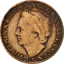 Coin, Netherlands, Wilhelmina I, 5 Cents, 1948, EF(40-45), Bronze, KM:176