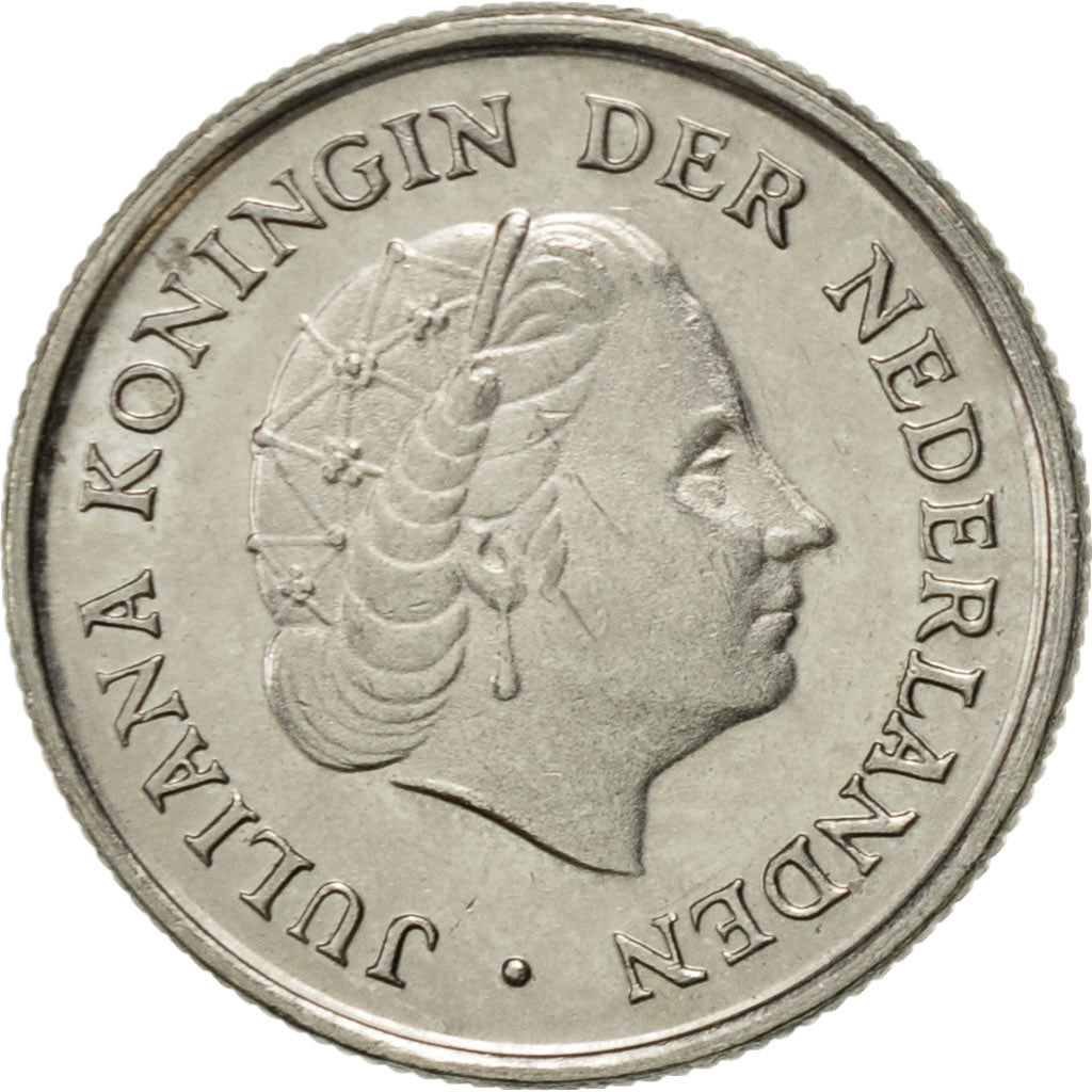 Monnaie, Pays-Bas, Juliana, 10 Cents, 1980, SUP, Nickel, KM:182