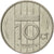 Coin, Netherlands, Beatrix, 10 Cents, 1987, AU(55-58), Nickel, KM:203