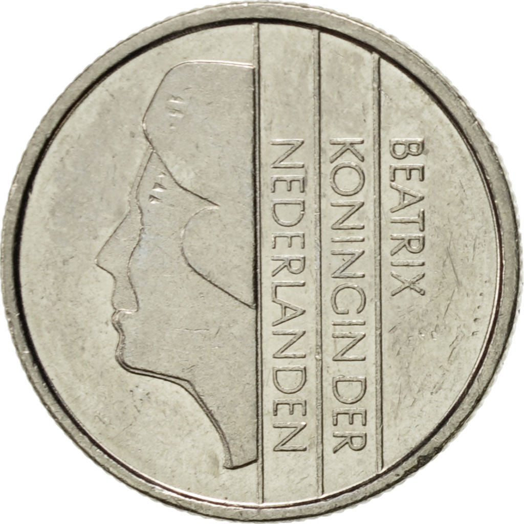Monnaie, Pays-Bas, Beatrix, 10 Cents, 1990, SUP, Nickel, KM:203