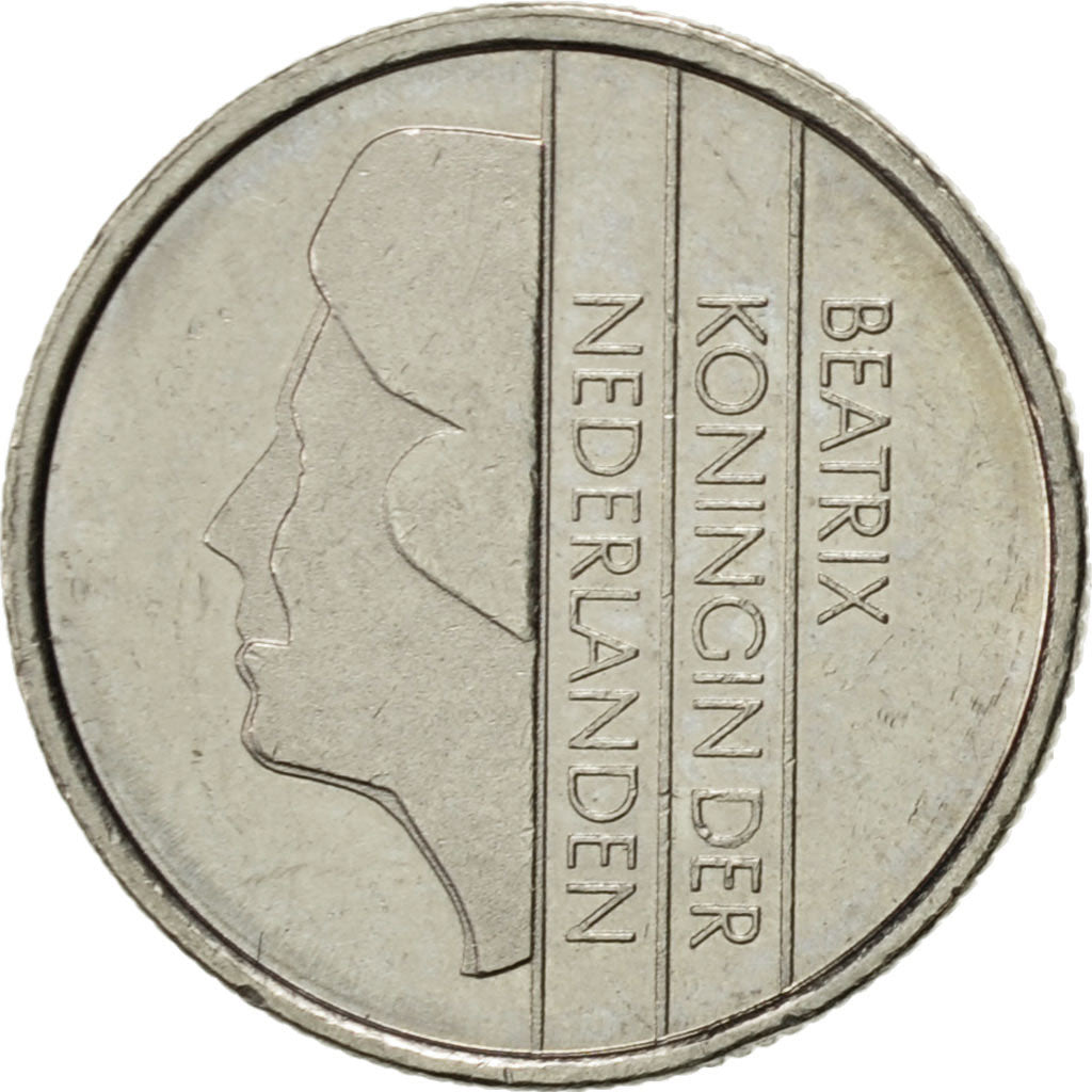 Monnaie, Pays-Bas, Beatrix, 10 Cents, 1995, SUP, Nickel, KM:203