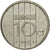 Monnaie, Pays-Bas, Beatrix, 10 Cents, 1992, SUP, Nickel, KM:203