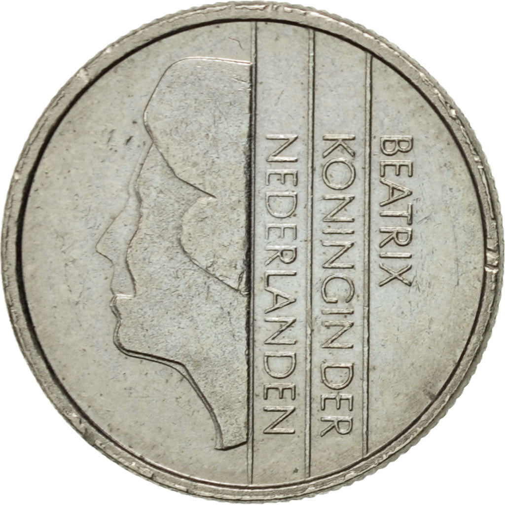 Münze, Niederlande, Beatrix, 10 Cents, 1994, VZ, Nickel, KM:203