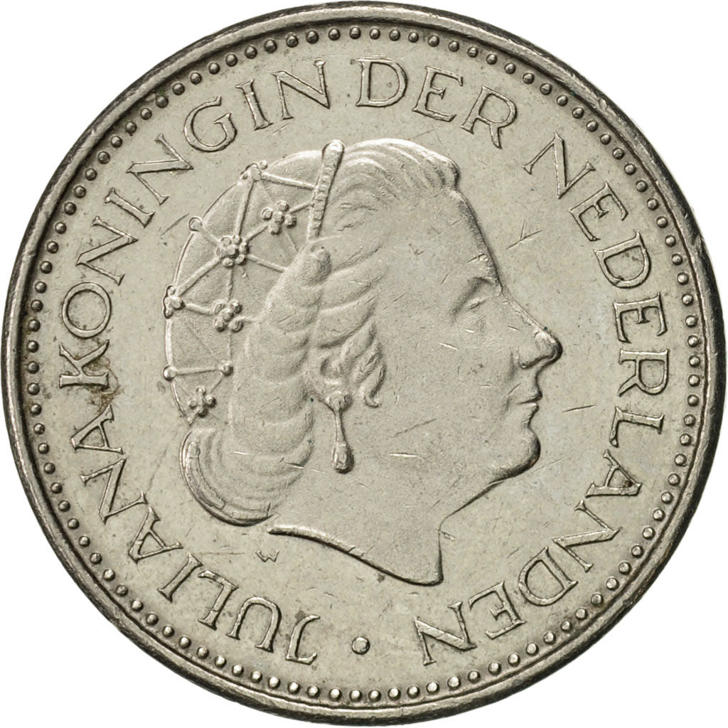 Moneta, Paesi Bassi, Juliana, Gulden, 1980, SPL-, Nichel, KM:184a