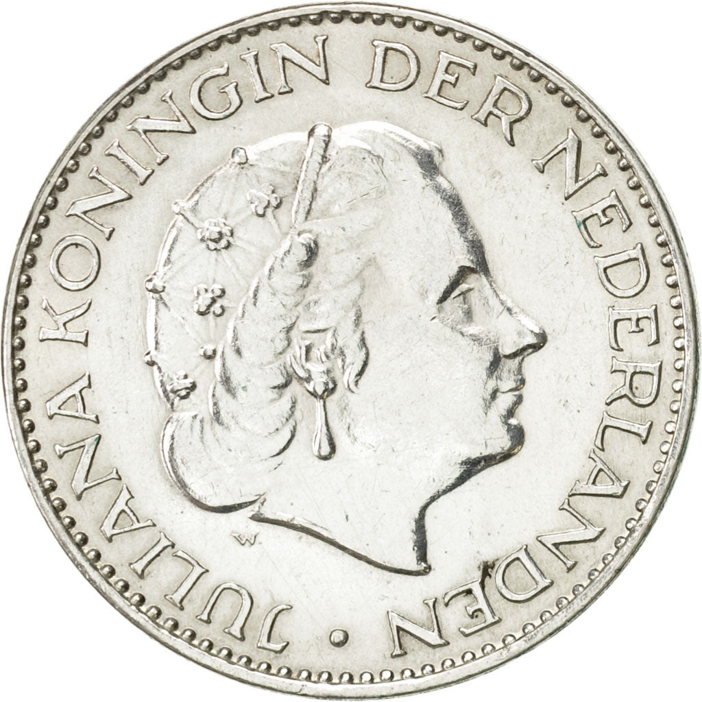 Monnaie, Pays-Bas, Juliana, Gulden, 1964, SUP, Argent, KM:184