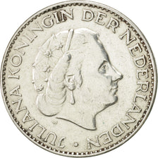 Coin, Netherlands, Juliana, Gulden, 1965, AU(55-58), Silver, KM:184