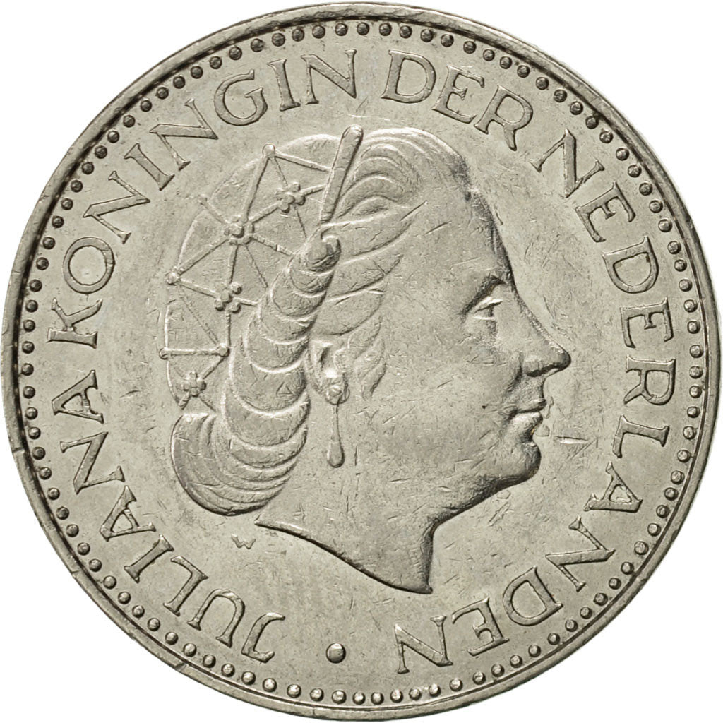 Monnaie, Pays-Bas, Juliana, Gulden, 1968, SUP, Nickel, KM:184a