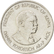 KENYA, Shilling, 1989, British Royal Mint, KM #20, MS(60-62), Copper-Nickel,...