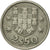 Monnaie, Portugal, 2-1/2 Escudos, 1973, TTB+, Copper-nickel, KM:590