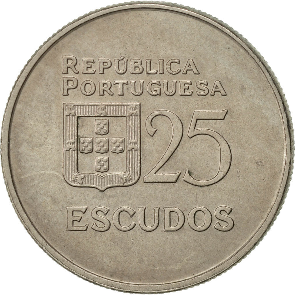 Monnaie, Portugal, 25 Escudos, 1985, TTB, Copper-nickel, KM:607a