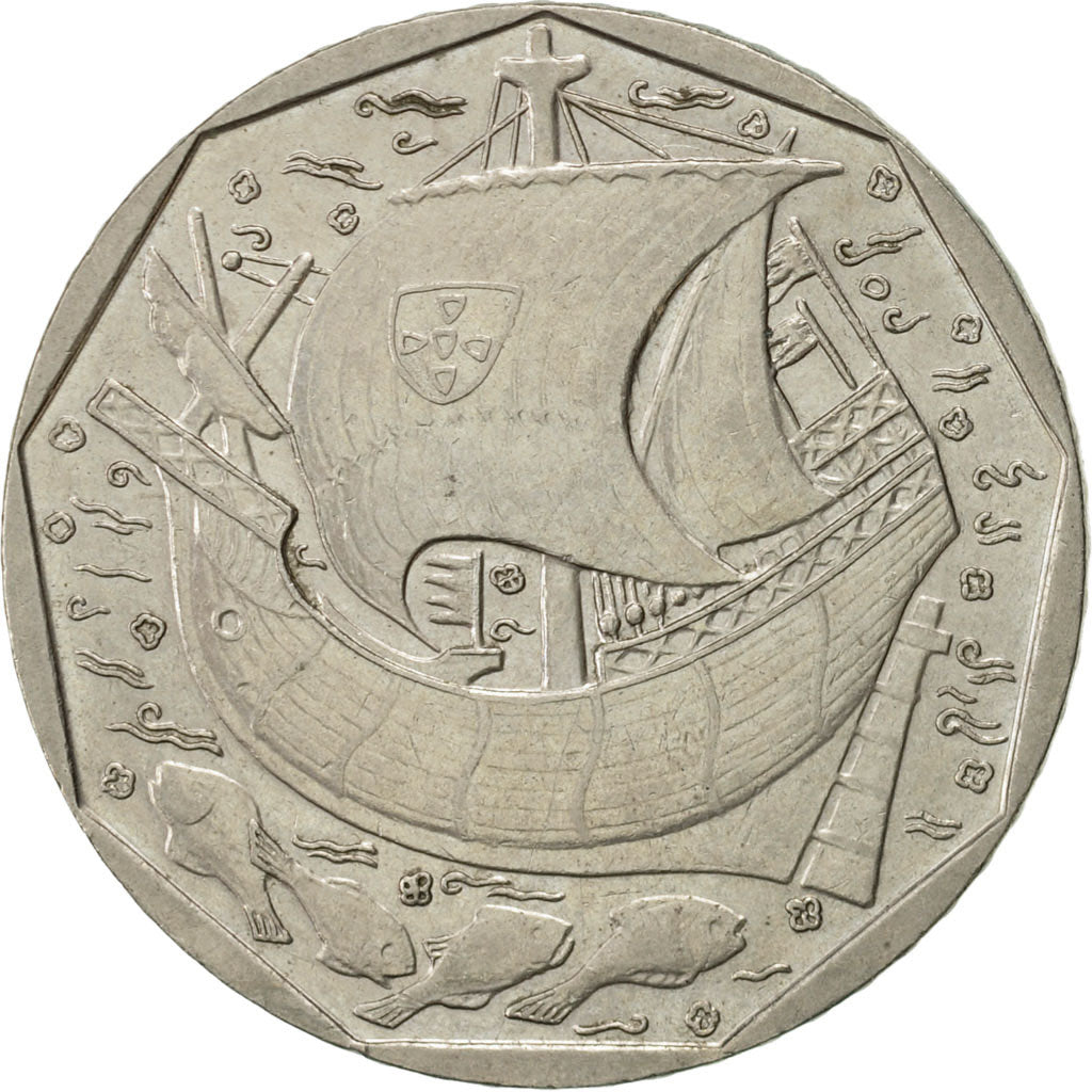 Coin, Portugal, 50 Escudos, 1989, EF(40-45), Copper-nickel, KM:636