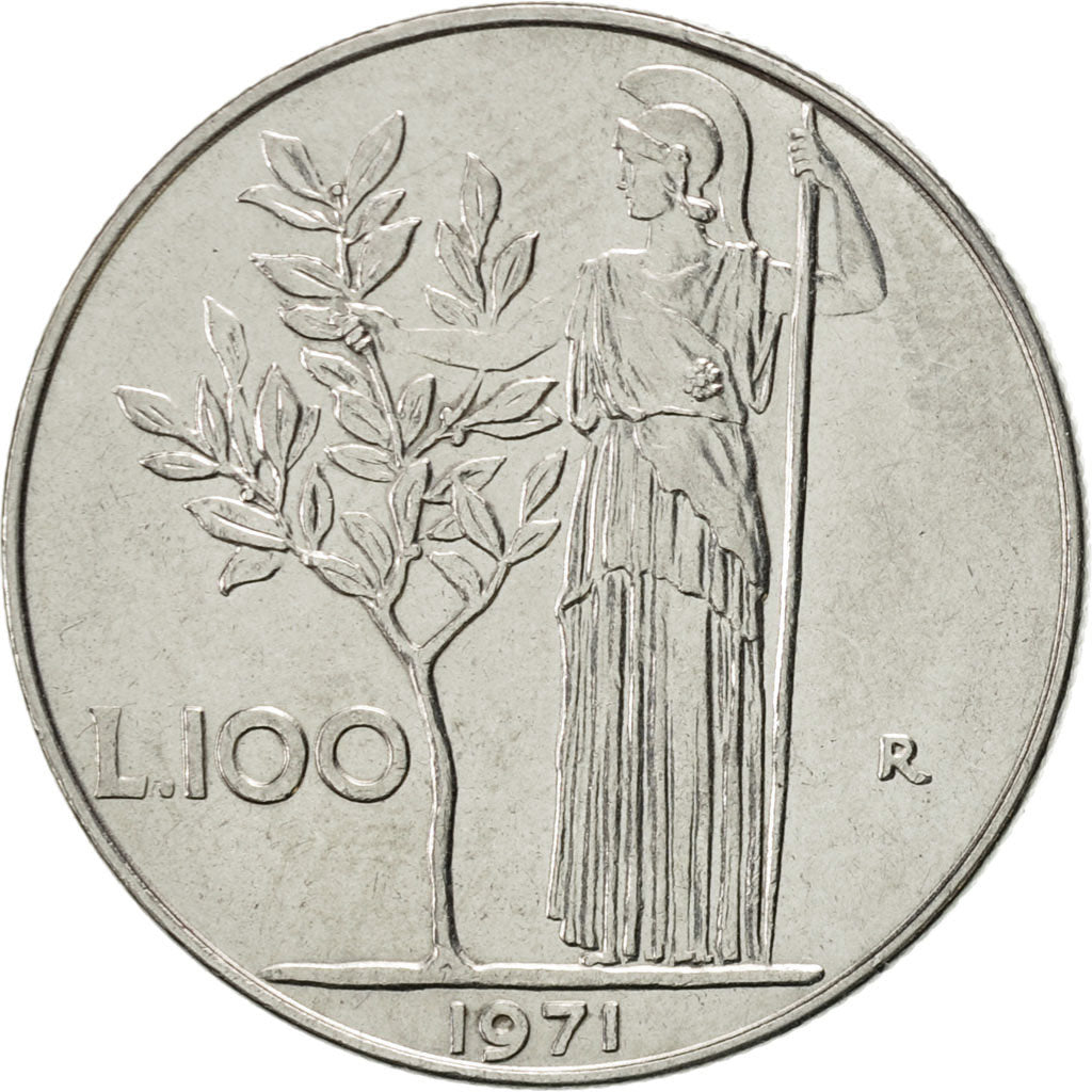 Moneda, Italia, 100 Lire, 1971, Rome, EBC, Acero inoxidable, KM:96.1
