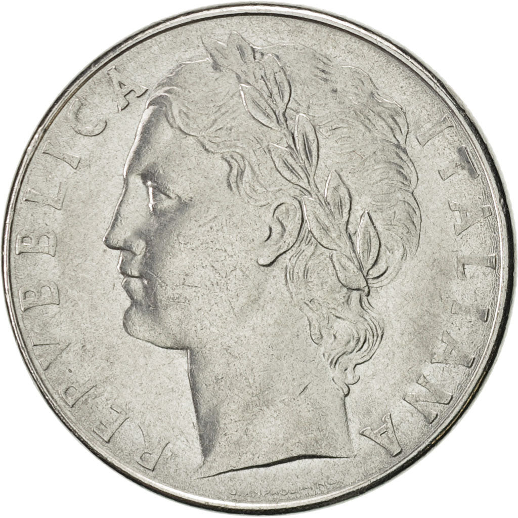 Coin, Italy, 100 Lire, 1979, Rome, AU(55-58), Stainless Steel, KM:96.1