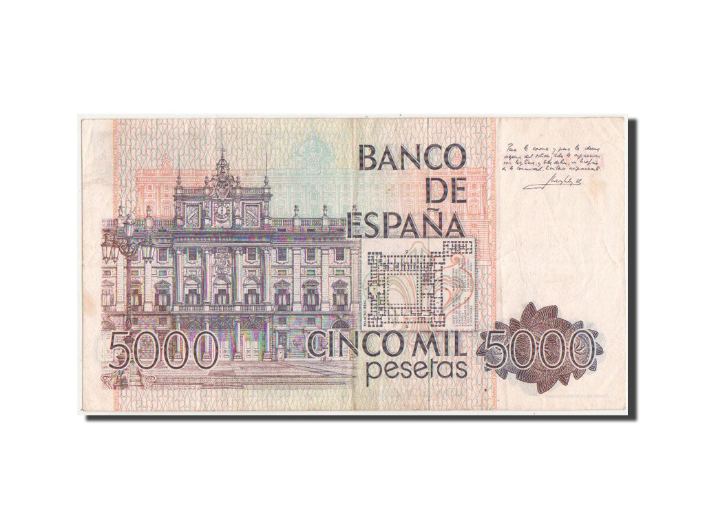 Spain, 5000 Pesetas, 1979, KM #160, 1979-10-23, EF(40-45), D7617420B
