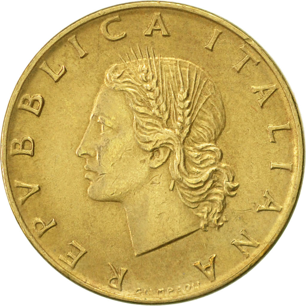 Coin, Italy, 20 Lire, 1969, Rome, AU(50-53), Aluminum-Bronze, KM:97.2