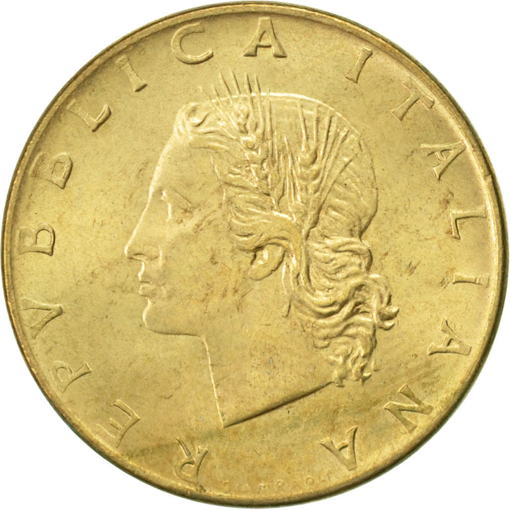 Coin, Italy, 20 Lire, 1990, Rome, AU(50-53), Aluminum-Bronze, KM:97.2