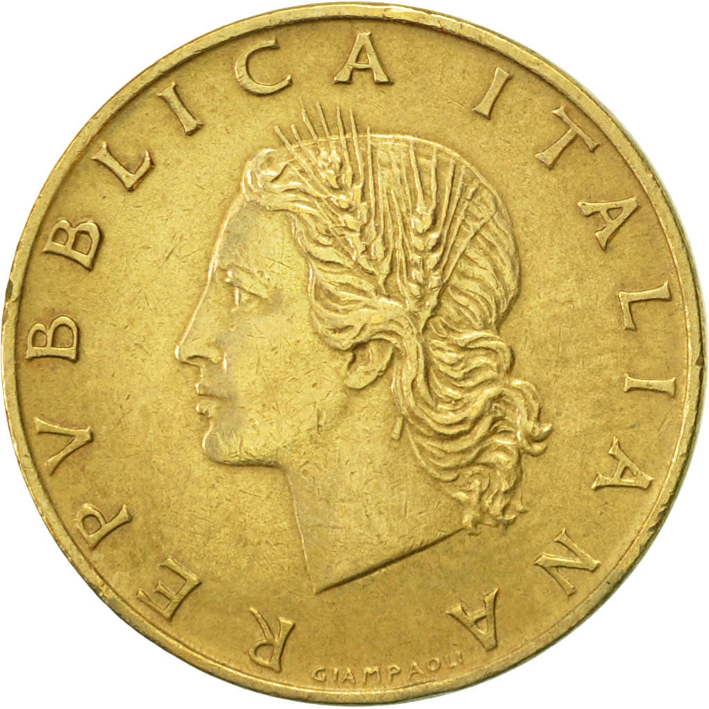 Coin, Italy, 20 Lire, 1970, Rome, AU(50-53), Aluminum-Bronze, KM:97.2
