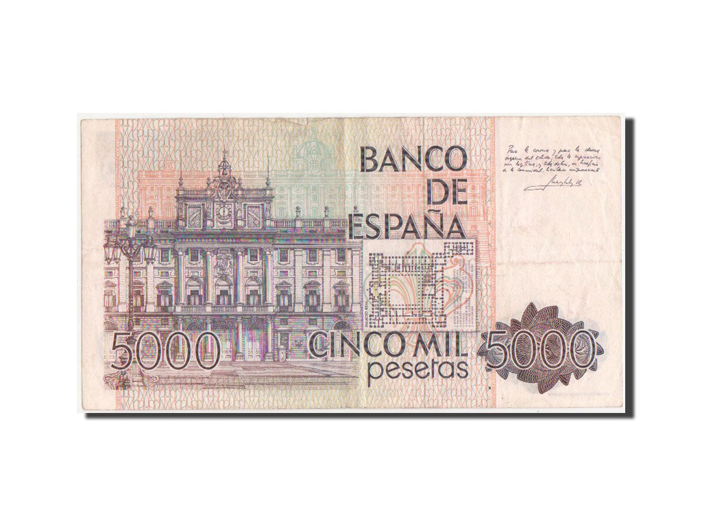 Spain, 5000 Pesetas, 1979, KM #160, 1979-10-23, EF(40-45), R9578996A
