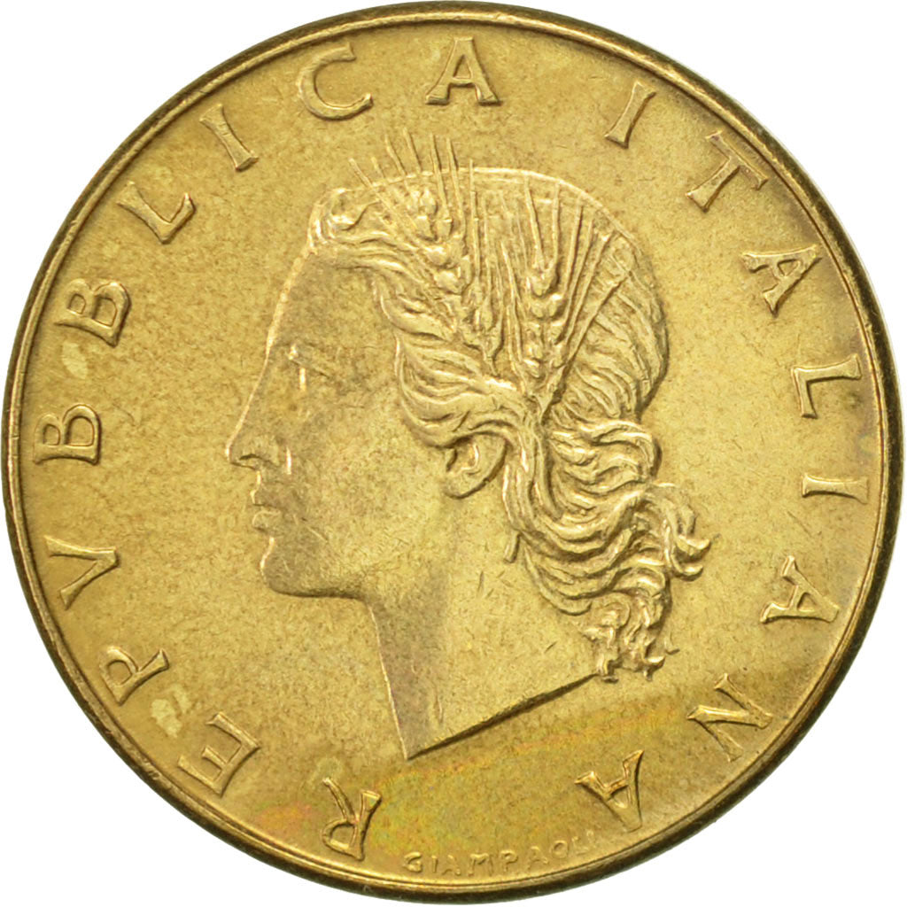Coin, Italy, 20 Lire, 1971, Rome, AU(55-58), Aluminum-Bronze, KM:97.2
