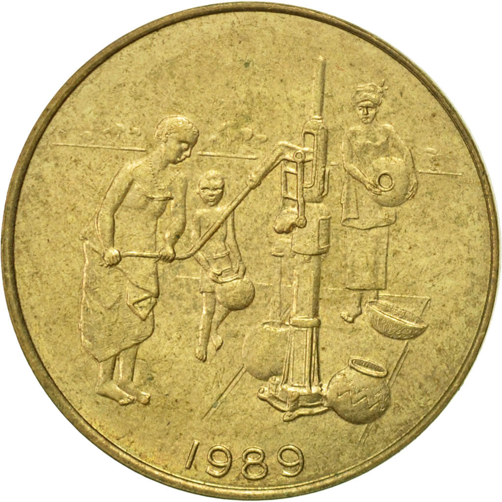 Moneta, Stati dell'Africa occidentale, 10 Francs, 1989, Paris, BB