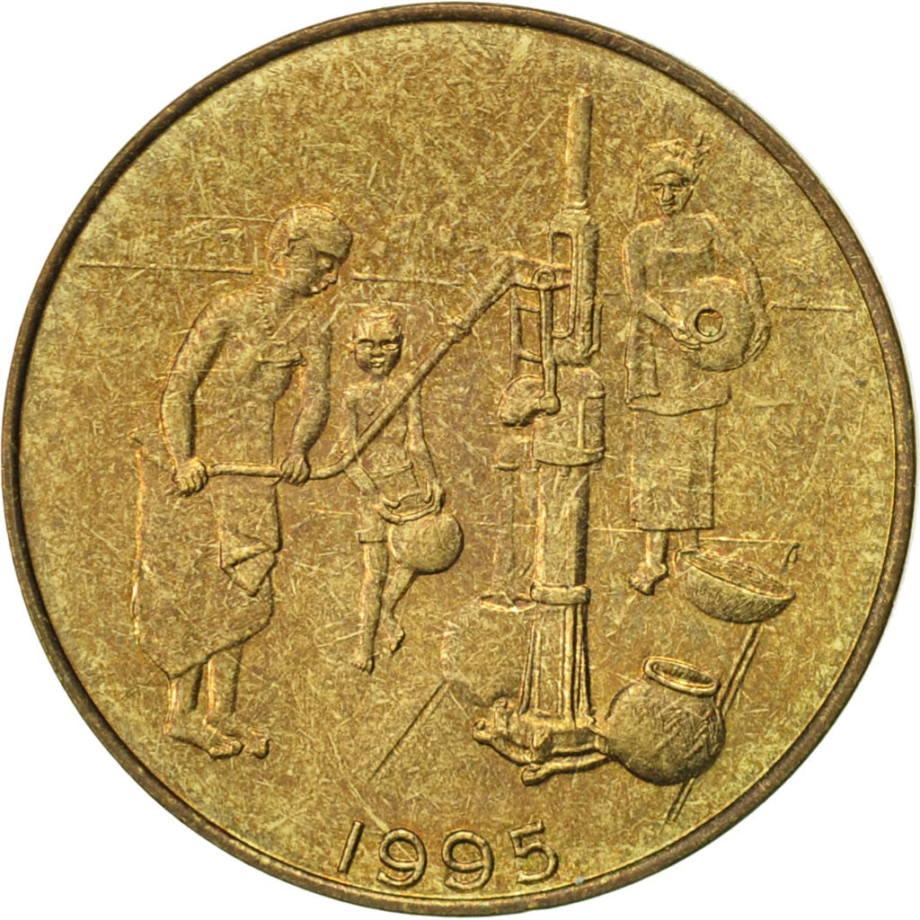 Moneta, Stati dell'Africa occidentale, 10 Francs, 1995, Paris, BB