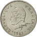 Coin, French Polynesia, 20 Francs, 1967, Paris, AU(55-58), Nickel, KM:6