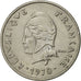 Coin, French Polynesia, 20 Francs, 1970, Paris, AU(55-58), Nickel, KM:6