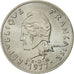 Moneta, Polinesia francese, 20 Francs, 1977, Paris, SPL-, Nichel, KM:9