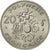 Coin, French Polynesia, 20 Francs, 1977, Paris, AU(55-58), Nickel, KM:9