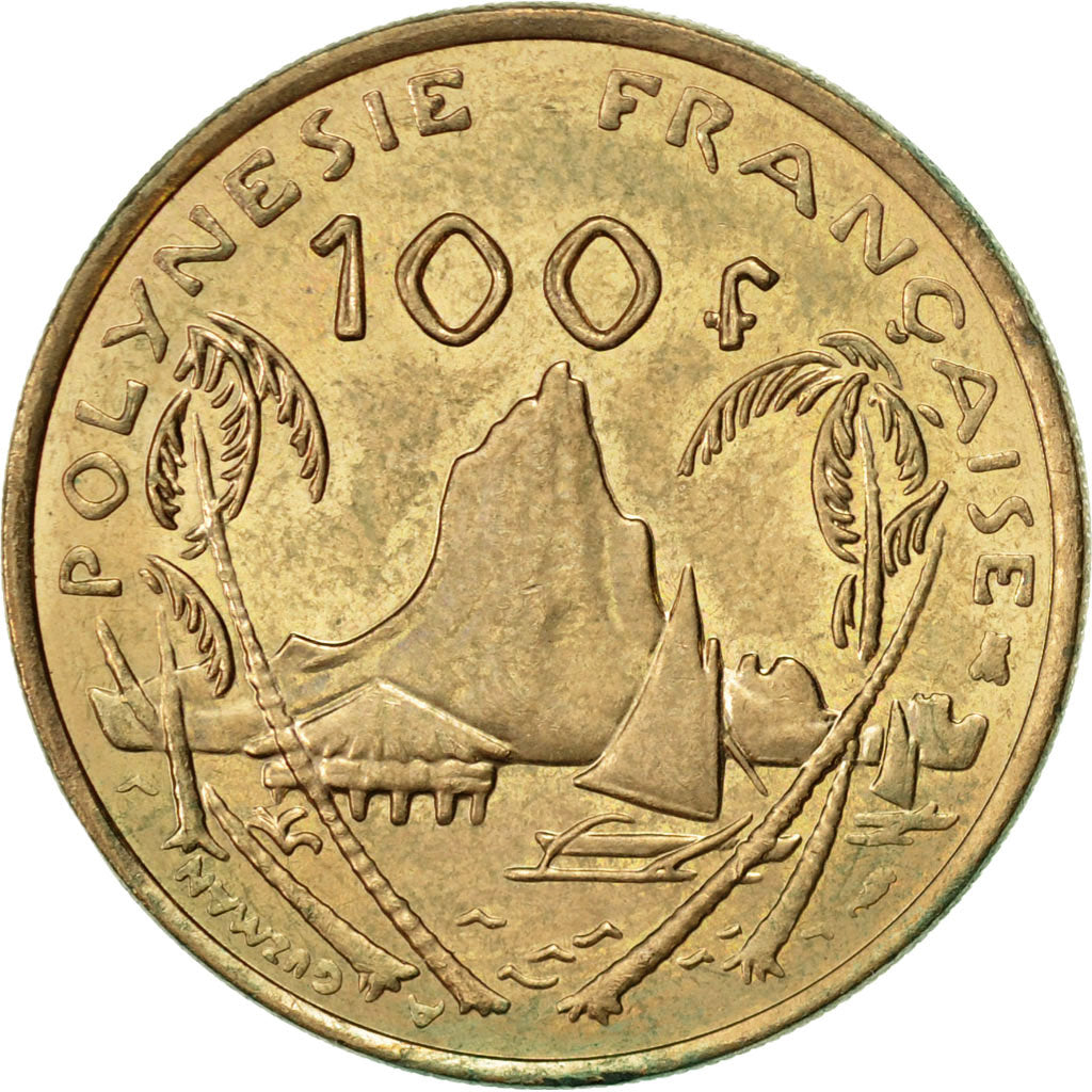 Münze, French Polynesia, 100 Francs, 1998, Paris, VZ, Nickel-Bronze, KM:14