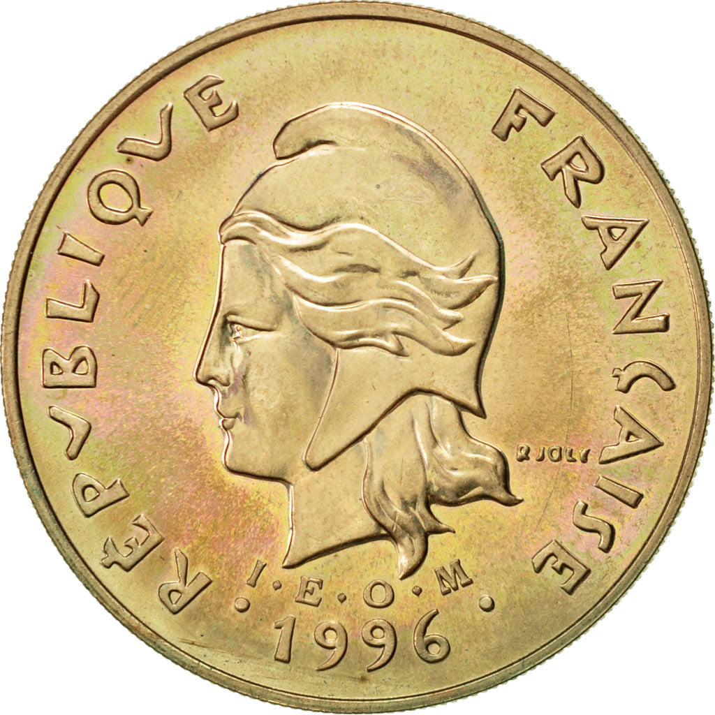 Monnaie, French Polynesia, 100 Francs, 1996, Paris, SUP, Nickel-Bronze, KM:14