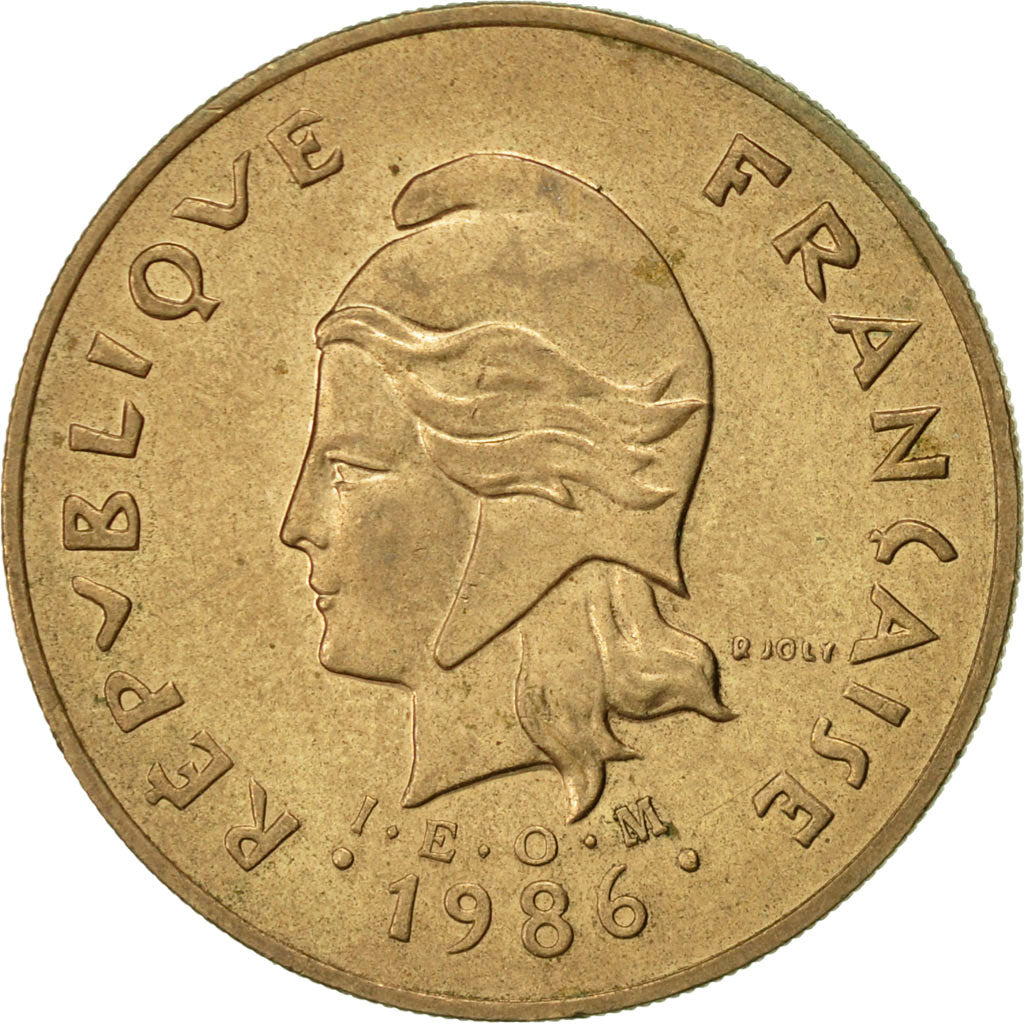 Coin, French Polynesia, 100 Francs, 1986, Paris, EF(40-45), Nickel-Bronze, KM:14