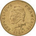 Münze, French Polynesia, 100 Francs, 1986, Paris, SS, Nickel-Bronze, KM:14