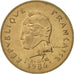 Coin, French Polynesia, 100 Francs, 1986, Paris, EF(40-45), Nickel-Bronze, KM:14