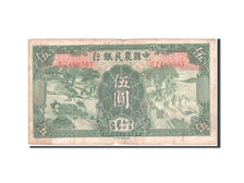 Biljet, China, 5 Yüan, 1935, TB+