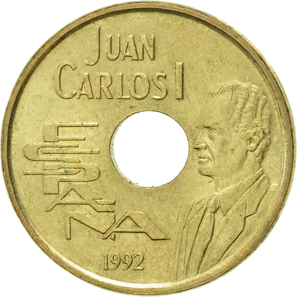 Coin, Spain, Juan Carlos I, 25 Pesetas, 1992, Madrid, EF(40-45)