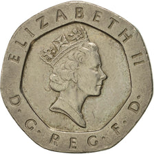 Monnaie, Grande-Bretagne, Elizabeth II, 20 Pence, 1996, TTB+, Copper-nickel
