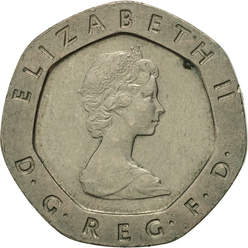 Monnaie, Grande-Bretagne, Elizabeth II, 20 Pence, 1983, TTB+, Copper-nickel