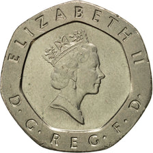 Monnaie, Grande-Bretagne, Elizabeth II, 20 Pence, 1989, TTB+, Copper-nickel