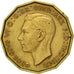 Coin, Great Britain, George VI, 3 Pence, 1940, AU(50-53), Nickel-brass, KM:849