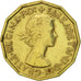 Monnaie, Grande-Bretagne, Elizabeth II, 3 Pence, 1961, TTB+, Nickel-brass