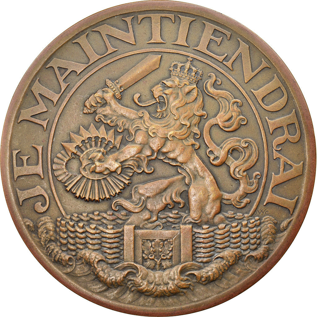 Niederlande, Medaille, Je maintiendrai, Steun-Penning, Politics, Society, War