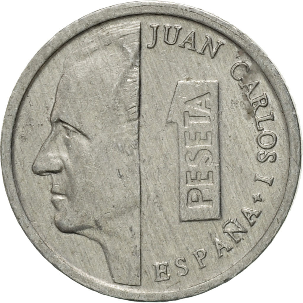 Coin, Spain, Juan Carlos I, Peseta, 1993, AU(55-58), Aluminum, KM:832