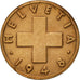 Coin, Switzerland, Rappen, 1948, Bern, AU(50-53), Bronze, KM:46