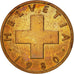 Coin, Switzerland, Rappen, 1980, Bern, AU(50-53), Bronze, KM:46