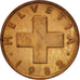 Coin, Switzerland, Rappen, 1982, Bern, AU(50-53), Bronze, KM:46