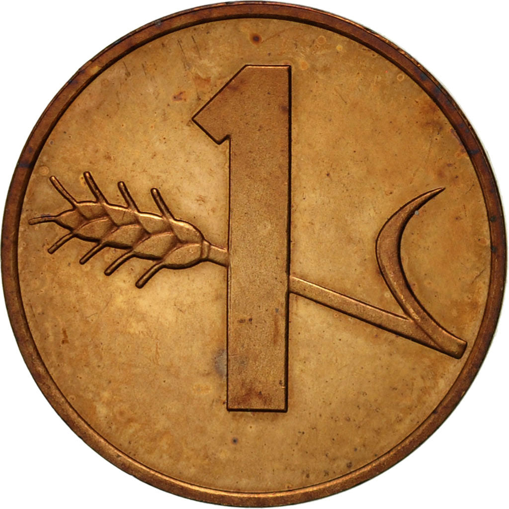 Coin, Switzerland, Rappen, 1982, Bern, AU(50-53), Bronze, KM:46